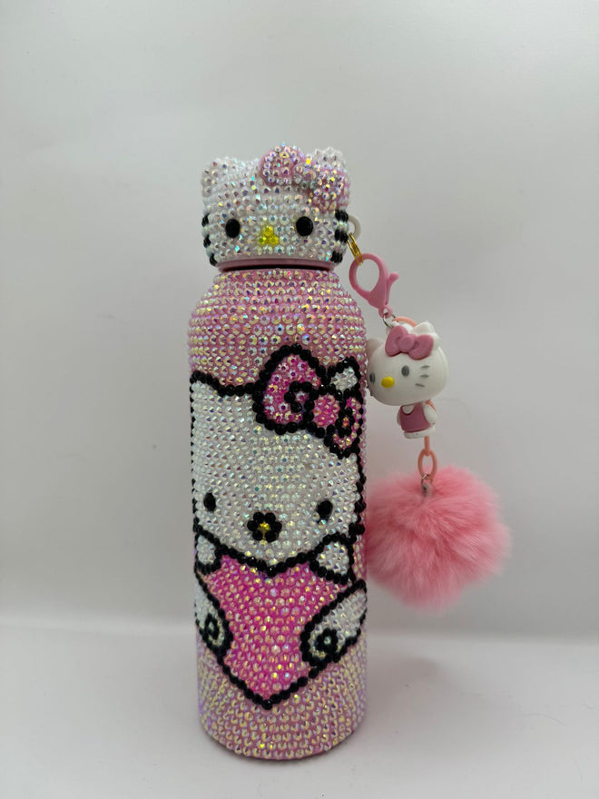 Bottle with strass