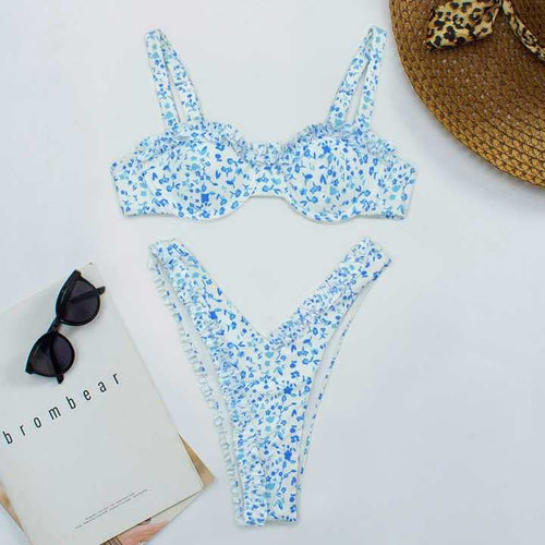 Flower romantic bikini