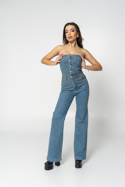 nolita jean jumpsuit stras