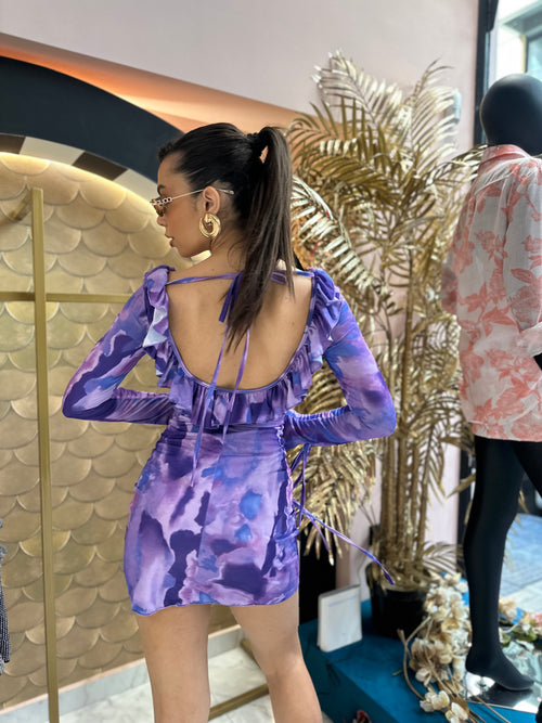 Hawai purple dress