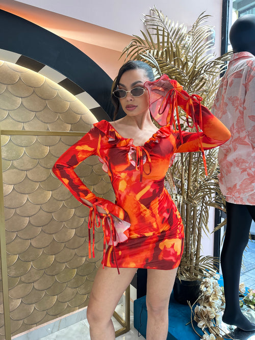 Hawai red dress