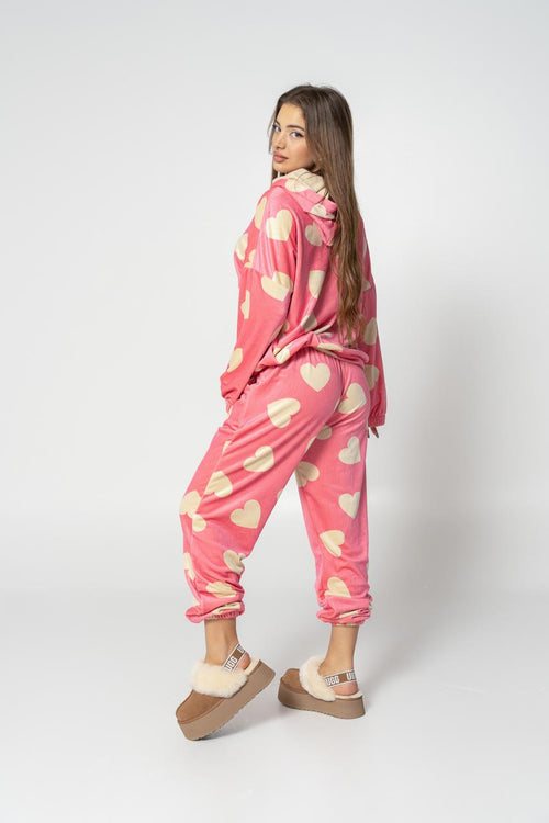 Cozy n cute pjs pink set