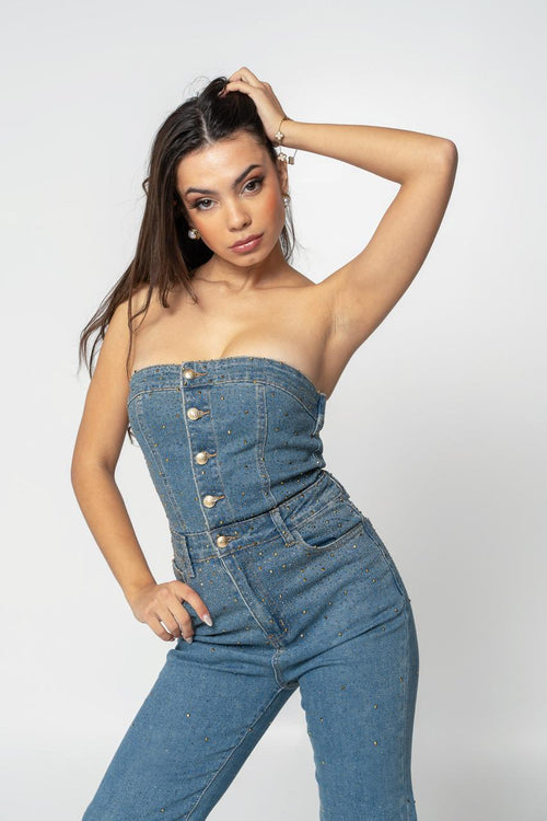 nolita jean jumpsuit stras