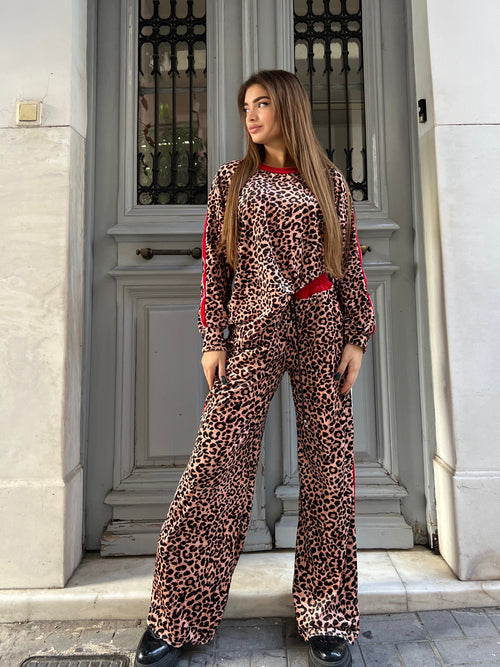 Leopard stripe set