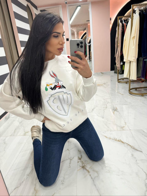 Bugs Bunny sweatshirt white