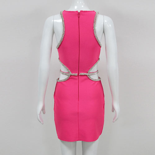 Pink lady dress