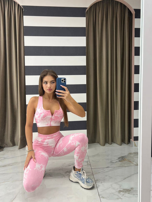 Pink gym set