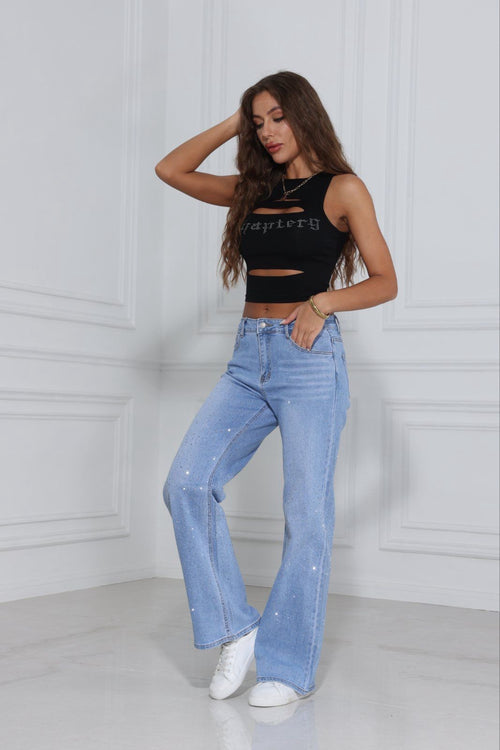 Light jean plus size