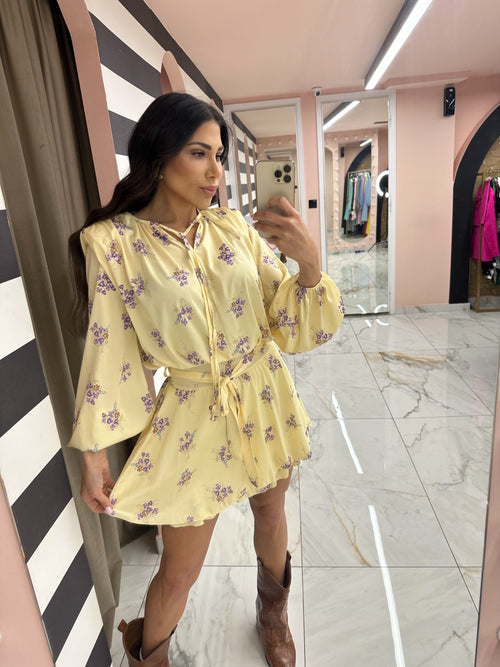 Pedro yellow dress