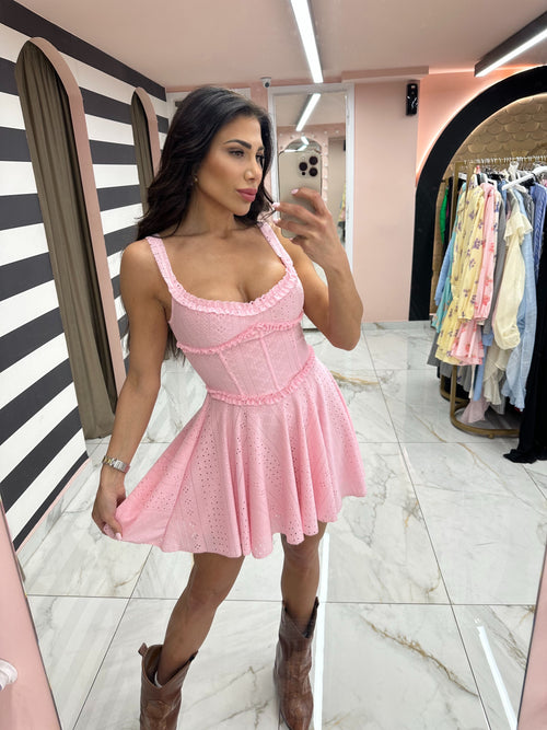 Pink angel dress