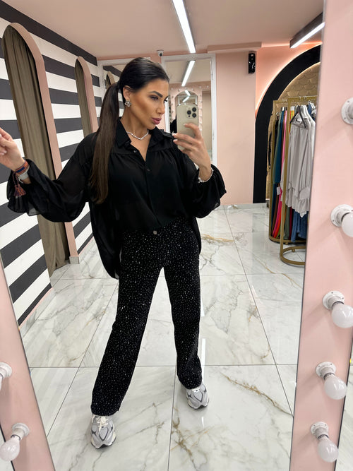 Black strass Jean