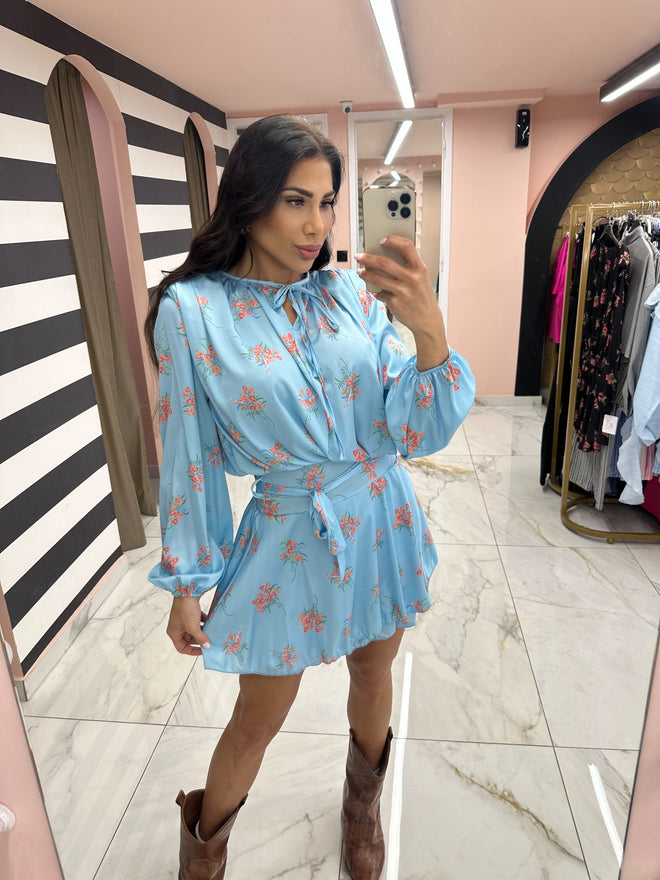 Pedro light blue dress