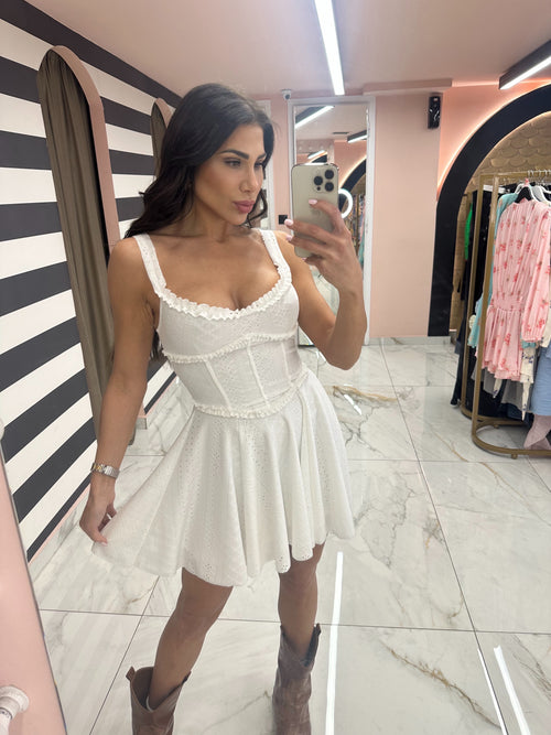 White angel dress