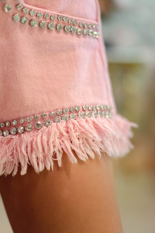 Shiny Shorts - Pink