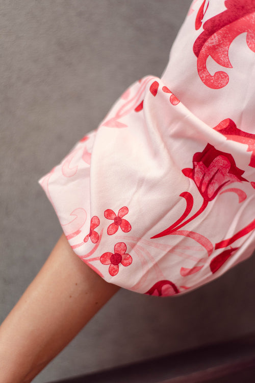 Floral Pinky Dress