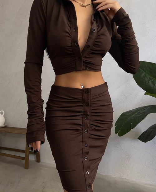 Chic Set In Brown