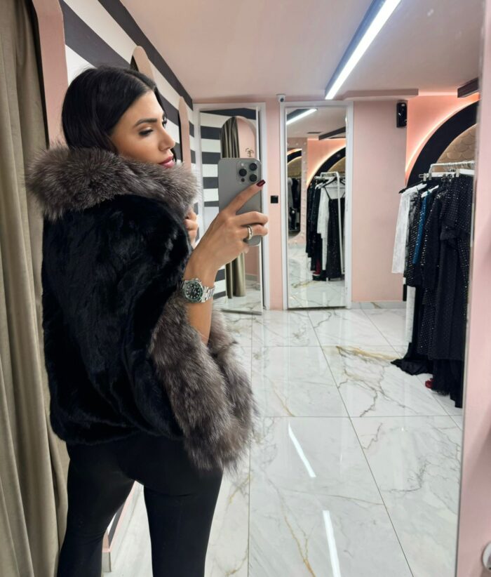 black mousy γούνα - Image 2