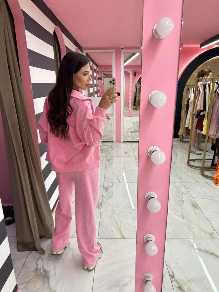 Leila pink with long crop - Image 2