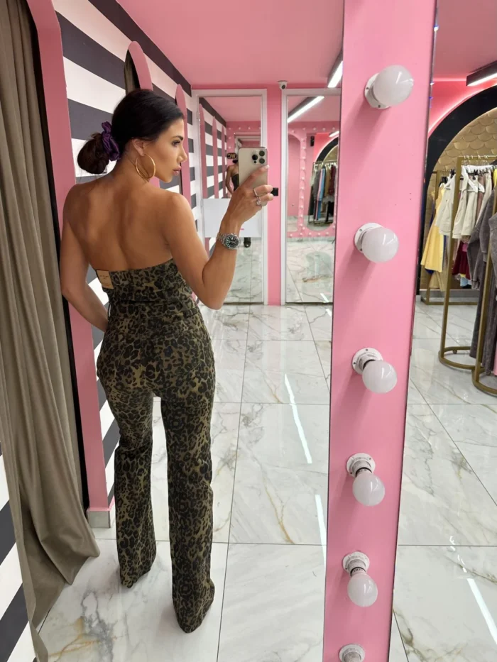 Leopard Glam Jumpsuit - Image 3