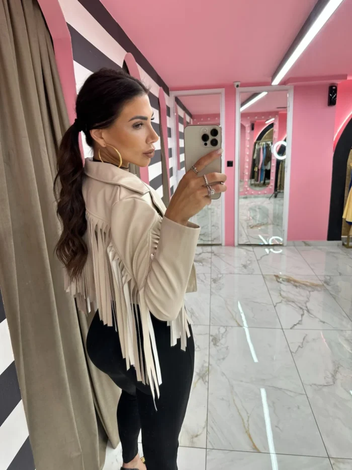 Harlem beige Jacket - Image 2