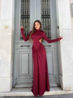 Burgundy Desire Maxi Dress