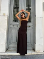 Chic Scarf Maxi – Καφέ