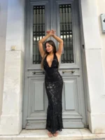 Black Starry Night Dress