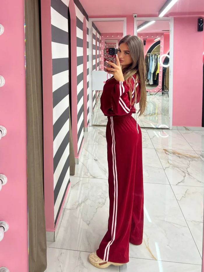 Sporty Wine Red Set - Image 2