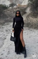 Midnight Allure Maxi Dress