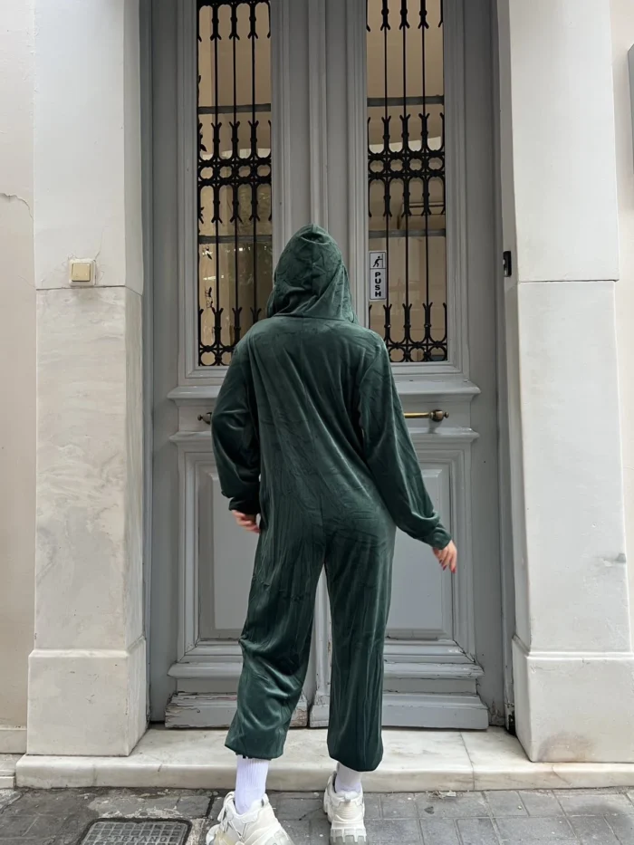 Black Velvet Jumpsuit - Image 2