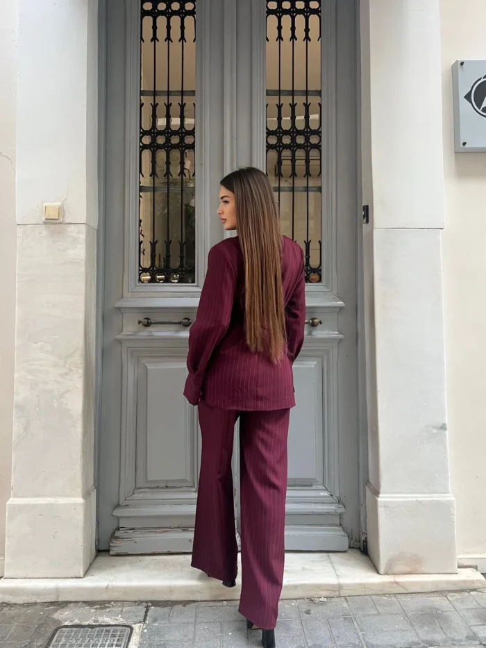 Mocha Pinstripe Suit - Image 2