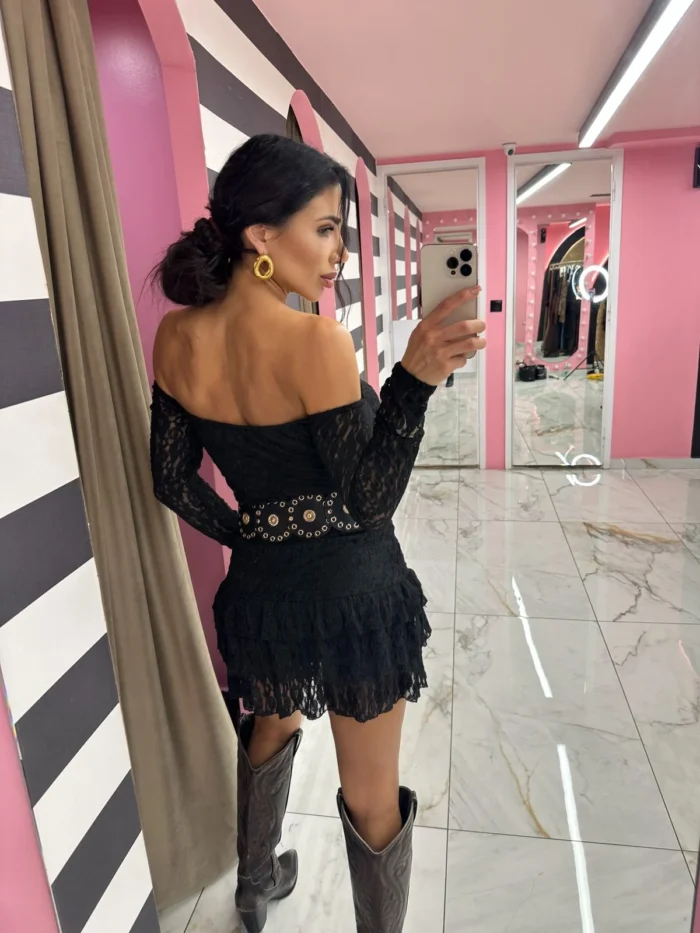 Black Desire Mini Dress - Image 2