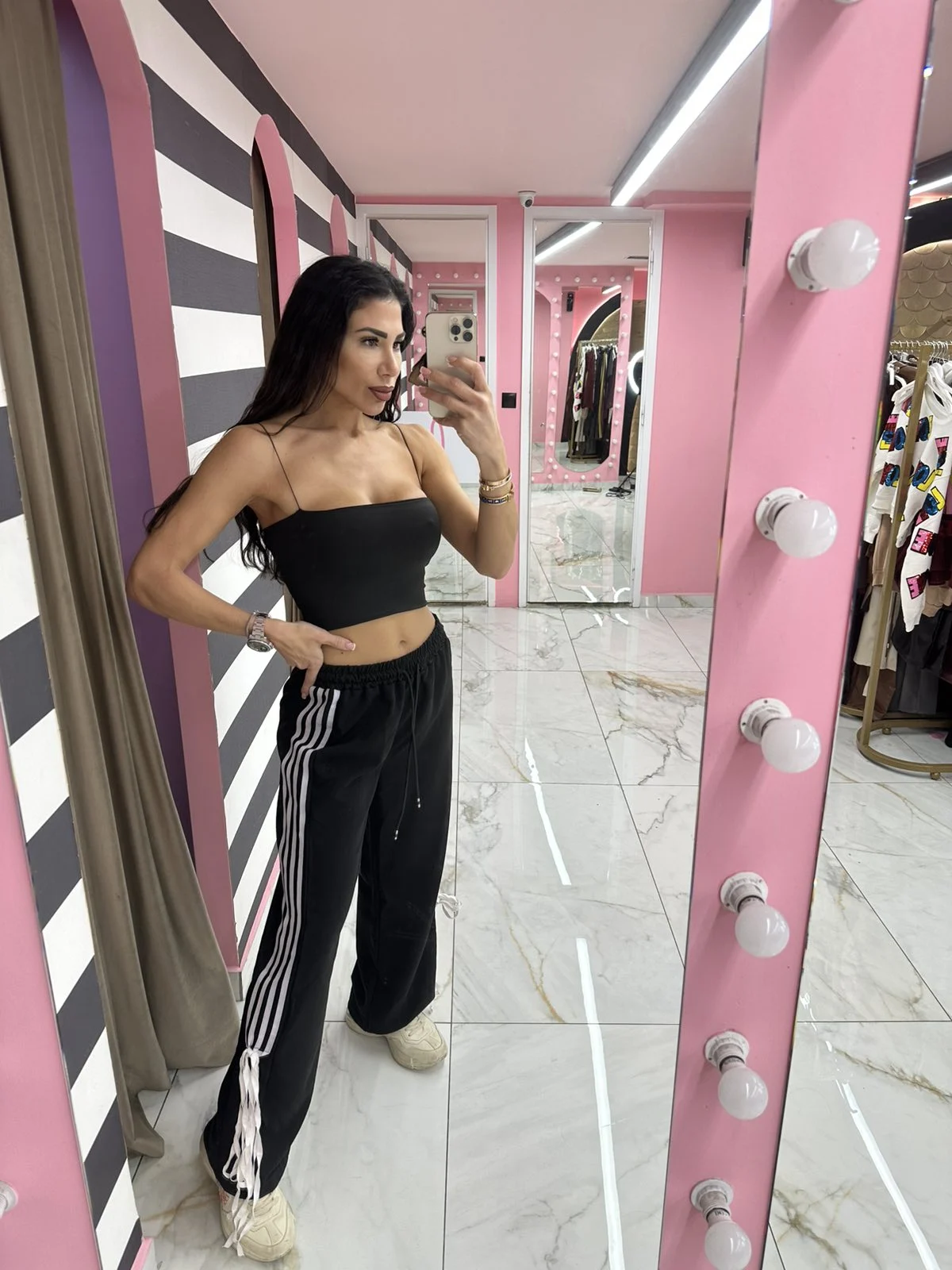 0-02-05-2e8dbe4f6967ec73b9d1c438ba38ed1f47d39004db9af1c5abe1a8e801a62714_2237fe49eff Black Sporty Trouser - Image 1