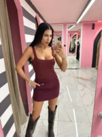 Μπορντό – “Wine Belt Skirt”