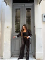 Cocoa Elegance Suit Set