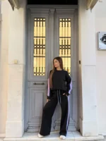 Black Electric Stripes Set