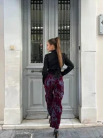 Velvet Bordeaux Pants - Image 2