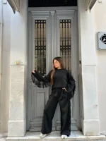 Black Fringe Motion Set