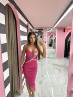 Fuchsia Blossom Curve - Image 2