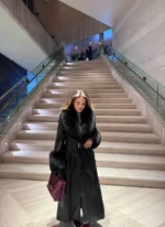 Royal Noir Fur Coat - Image 5