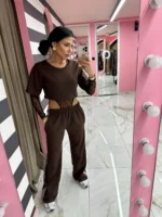 Choco Rose Track Pants