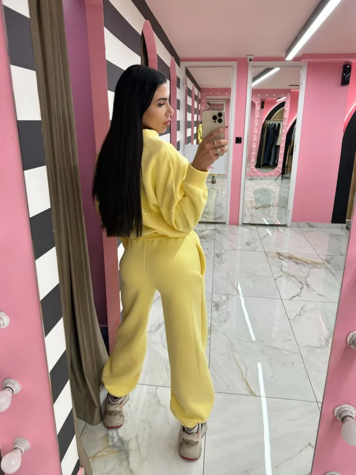 Cozy Zip Set – Κίτρινο - Image 2