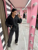 Washed Zip Lounge Set