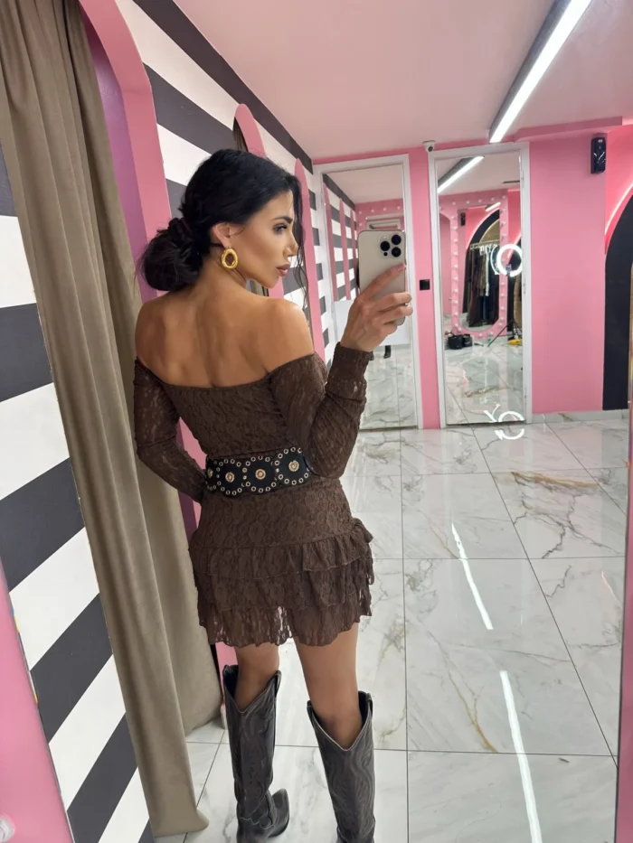 Cocoa Dream Mini Dress - Image 2