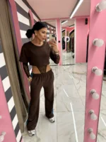 Choco Blue Track Pants