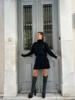 Classic Black Knit Set