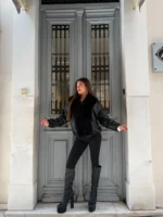 Black Luxe Fur Jacket