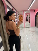 Cocoa Halter Top - Image 2