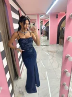 Sapphire Night Maxi Dress