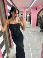 Midnight Sparkle Maxi Dress - Image 2